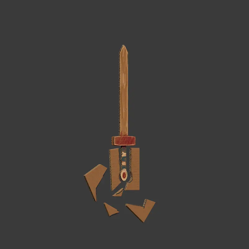 Jumbo, Cardboard sword 1