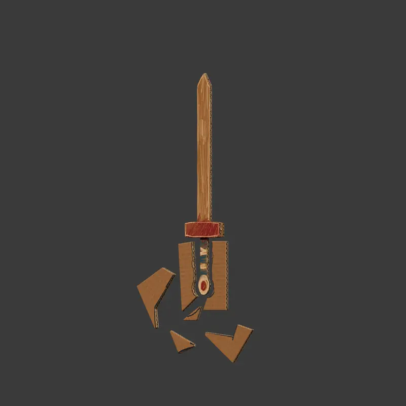 Jumbo, Cardboard sword 3